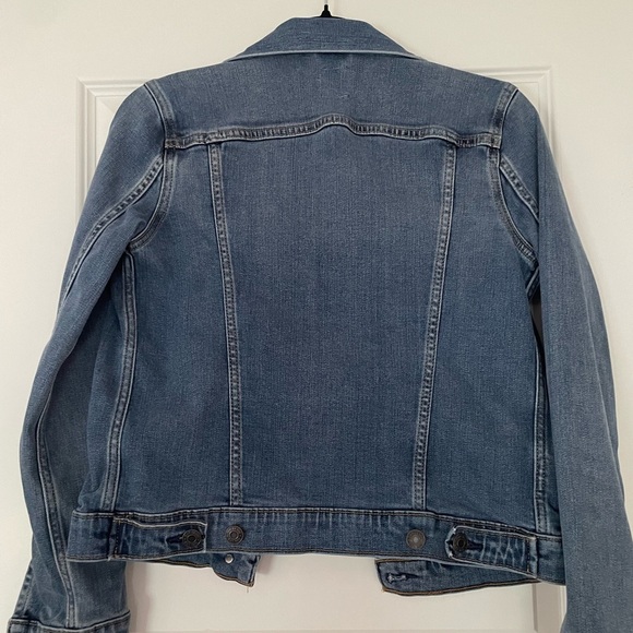 GAP Stretch Denim Jacket, Petite XS - Picture 5 of 7